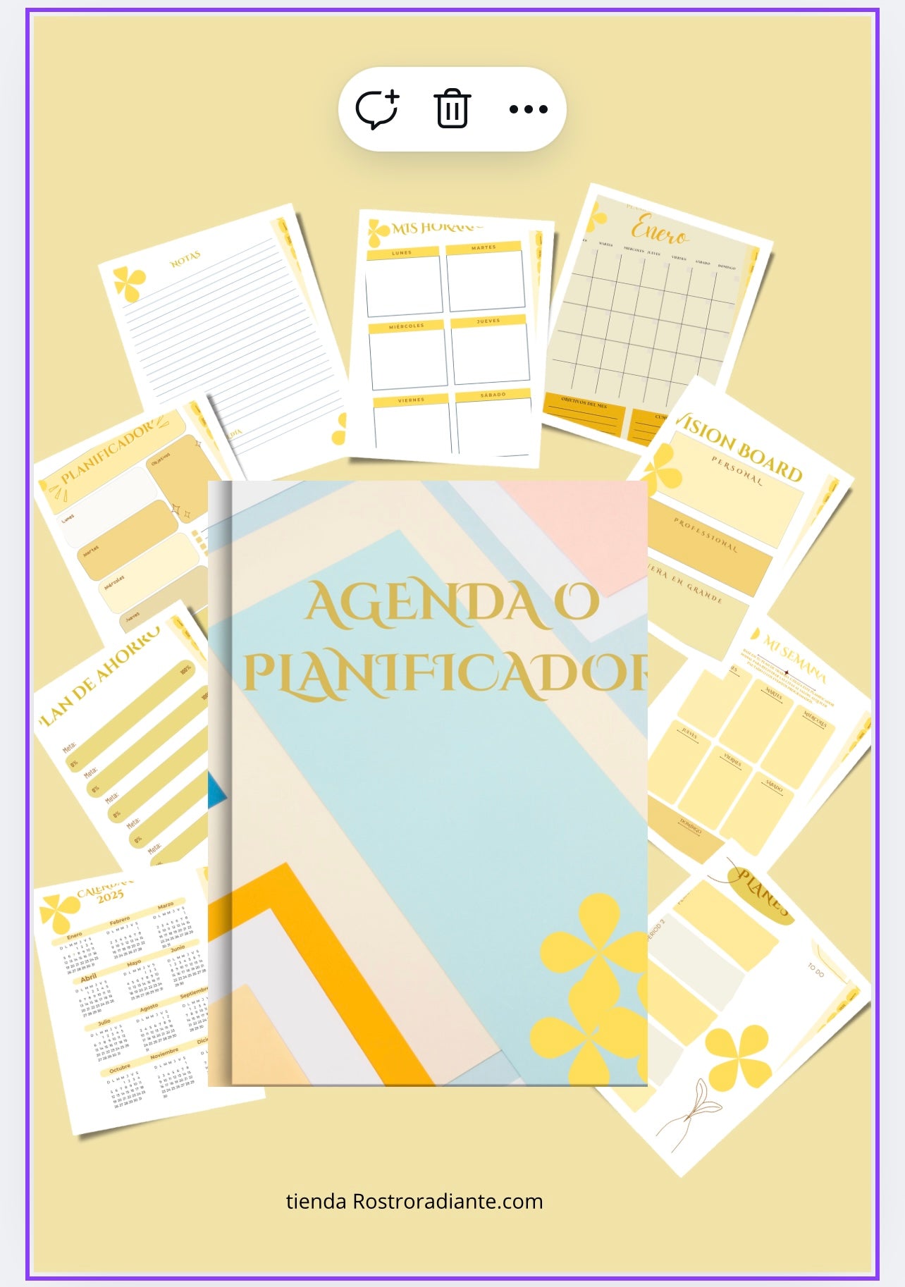 Planificador Amarillo