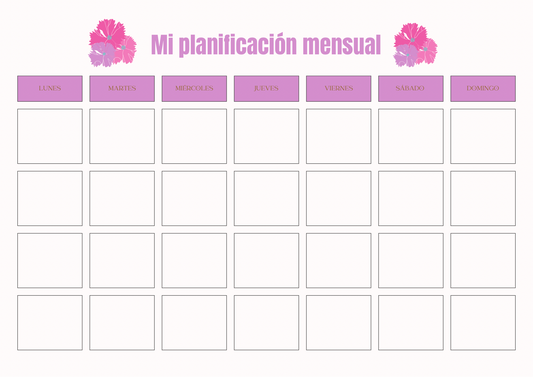 Planificador semanal