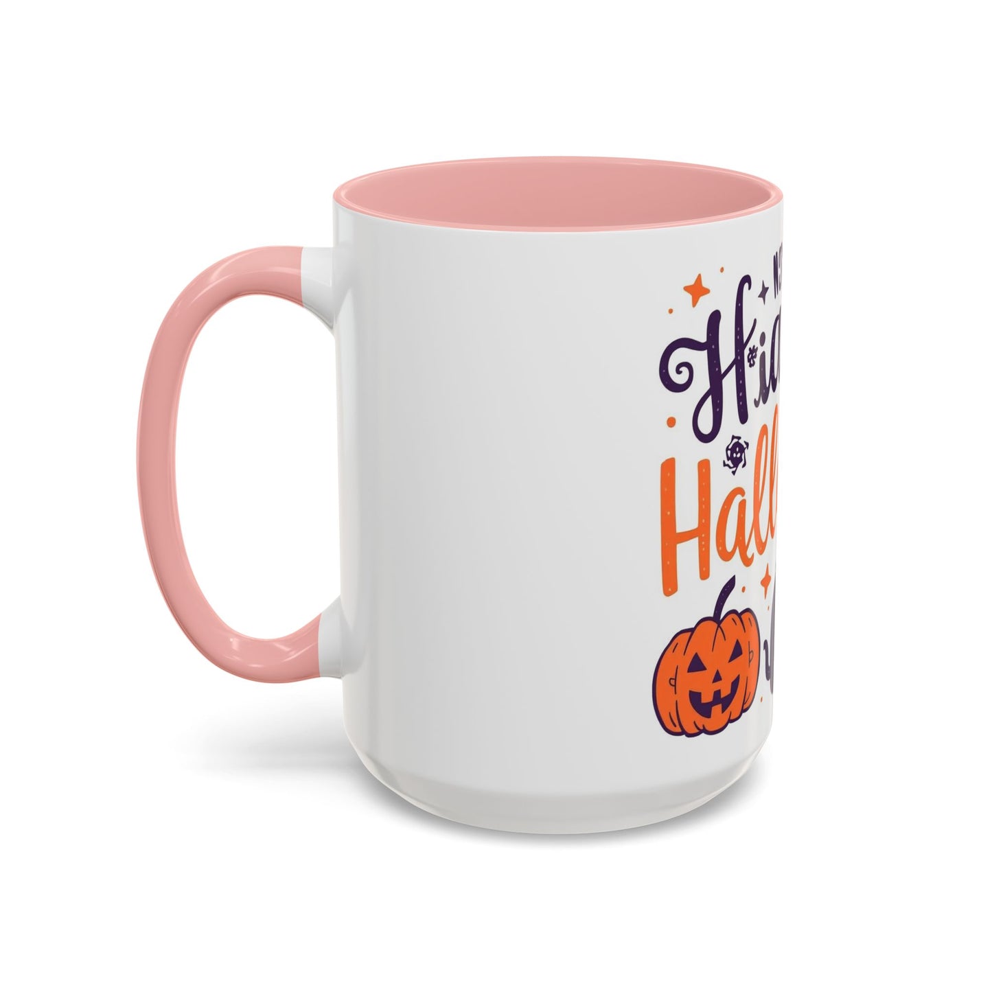 Halloween Accent Coffee Mug, Spooky Coffee Cup, Pumpkin Mug, Witch Gifts, Holiday Drinkware