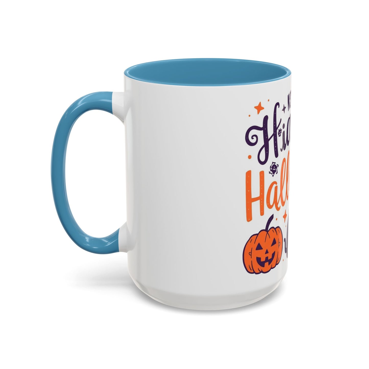 Halloween Accent Coffee Mug, Spooky Coffee Cup, Pumpkin Mug, Witch Gifts, Holiday Drinkware