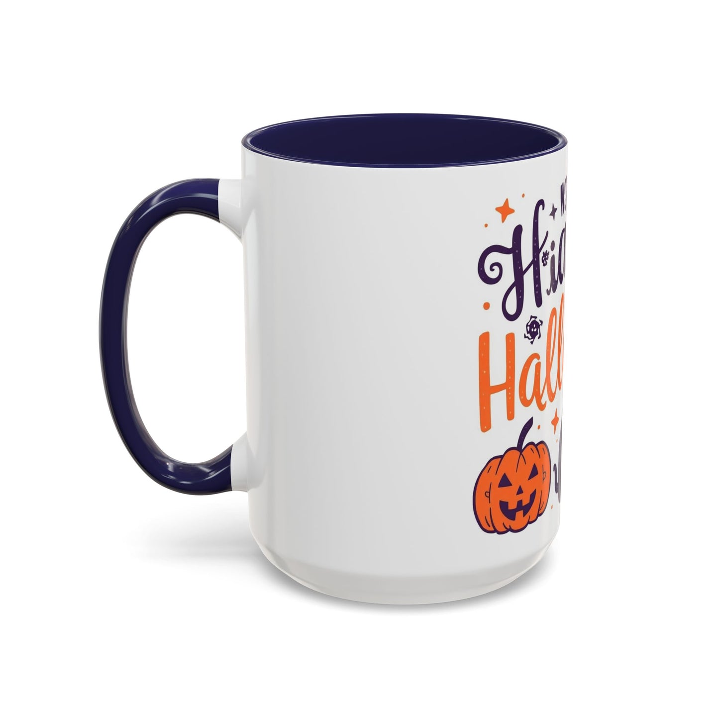 Halloween Accent Coffee Mug, Spooky Coffee Cup, Pumpkin Mug, Witch Gifts, Holiday Drinkware