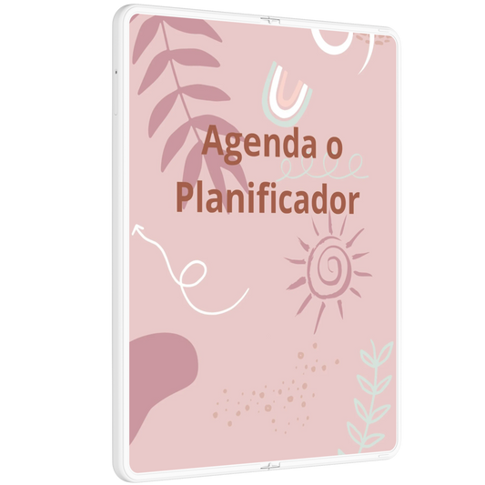 Planificador rosa